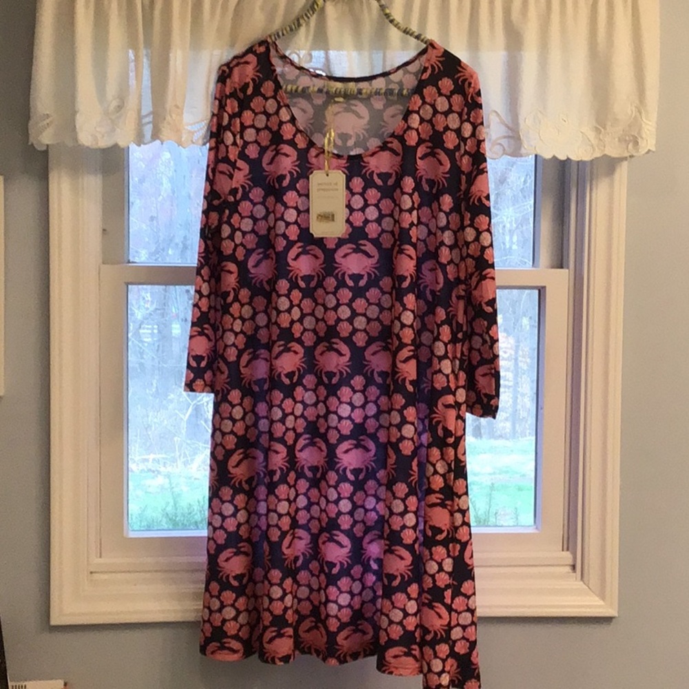 Simply Southern Preppy Crab dress
